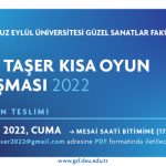 Suat Taşer Kısa Oyun Yarışması 2022